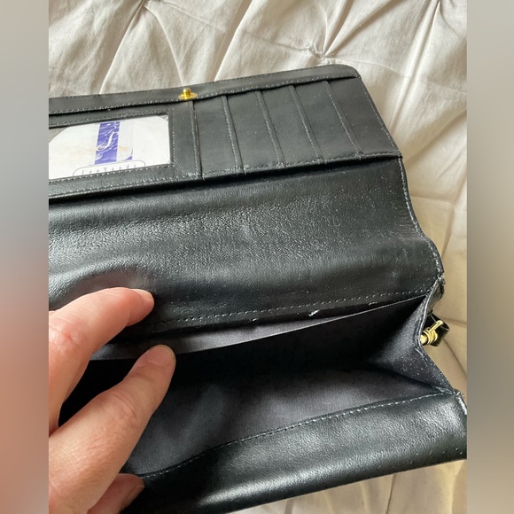 Vintage Lee sands eel skin shoulder bag - Picture 8 of 16